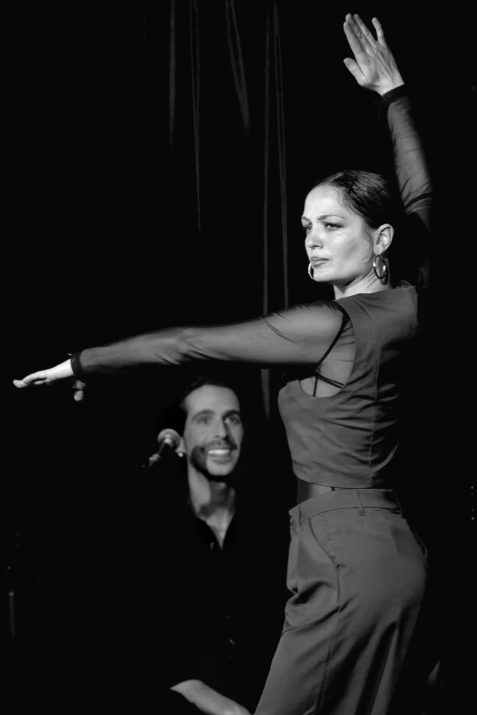 Aurélie Brunelle, danseuse de flamenco, en performance lors d'un événement corporatif à Montréal